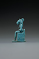 Sakhmet amulet, Faience