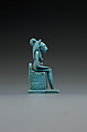 Sakhmet amulet, Faience