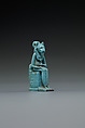 Sakhmet amulet, Faience
