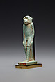 Ape Amulet, Faience