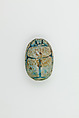 Scarab of King Khaneferre Sebekhotep IV, Glazed steatite