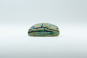 Scarab of King Khaneferre Sebekhotep IV, Glazed steatite