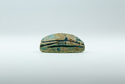 Scarab of King Khaneferre Sebekhotep IV, Glazed steatite