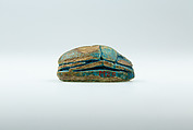 Scarab of King Khaneferre Sebekhotep IV, Glazed steatite