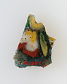 Floral plaque, Glass