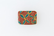 Inlay fragment, net design, Glass