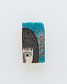 Inlay, part of head, Glass