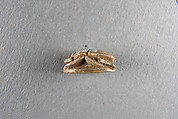 Scarab inscribed with the name of Khufu, Glazed steatite