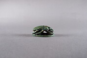 Scarab with blessing related to Amun-Re, Glazed steatite