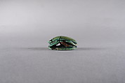 Scarab Inscribed with a Blessing Related to Amun (Amun-Re), Glazed steatite