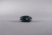 Scarab Inscribed with Blessing Related to Amun, Faience