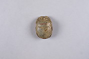 Scarab with blessing related to Amun(-Re), Glazed steatite