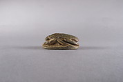 Scarab with blessing related to Amun(-Re), Glazed steatite