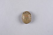 Scarab Inscribed with a Blessing Related to Amun, Glazed steatite