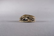 Scarab Inscribed with a Blessing Related to Amun, Glazed steatite