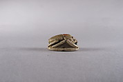 Scarab with Hieroglyphs, Glazed steatite