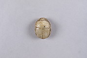 Scarab with Bes Adoring an Obelisk, Steatite