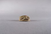 Scarab with Hunting Scene (Lion and Oryx), Steatite