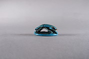 Scarab with New Year's wish, Faience