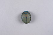 Scarab with blessing related to Amun(-Re), Faience