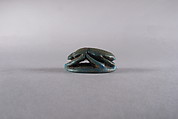 Scarab with blessing related to Amun(-Re), Faience
