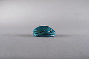 Scarab with a Representation of Heh, Faience