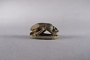 Scarab Inscribed with Blessing Related to Amun (Amun-Re), Faience