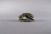Scarab Inscribed with Blessing Related to Amun (Amun-Re), Faience
