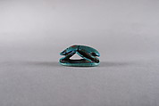 Scarab Inscribed with a Blessing Related to Amun (Amun-Re), Faience