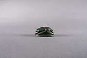 Scarab with Vulture Godess Mut, Faience