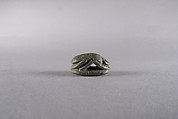 Scarab Inscribed with a Blessing Related to Amun (Amun-Re), Egyptian Blue