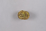 Scarab Inscribed with 'Wenenefer', Faience