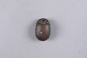 Scarab with blessing related to Amun, Glazed limestone