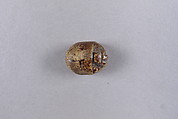 Scarab with Lord of the Animals Scene, Glazed limestone