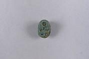 Scarab Inscribed with a Blessing Related to Re, Faience
