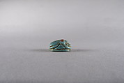 Scarab Inscribed with a Blessing Related to Re, Faience