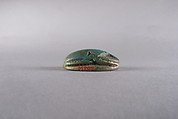 Scarab with the goddess Neit, Faience