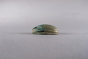 Scarab with the goddess Neit, Faience