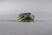 Scarab Inscribed with a Blessing Related to Amun (Amun-Re), Faience