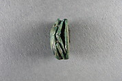 Scarab, Steatite, green glaze