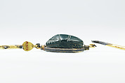 Heart Scarab Inscribed for Djehutymose, Gold, jasper
