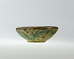 Lotus bowl, Glazed travertine (Egyptian alabaster)