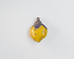 Bead in the Form of a Mandrake Fruit, Faience
