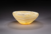 Bowl, Travertine (Egyptian alabaster)