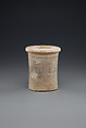 Cylinder jar, Travertine (Egyptian alabaster)
