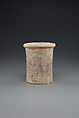 Cylinder jar, Travertine (Egyptian alabaster)