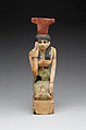 Mourning Nephthys, Wood, paste, paint
