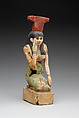 Mourning Nephthys, Wood, paste, paint