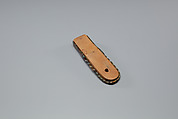 Tweezers Mounted on a Wood Block, Wood, bronze or copper alloy