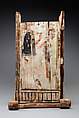 Shabti Box, Wood, gesso, paint